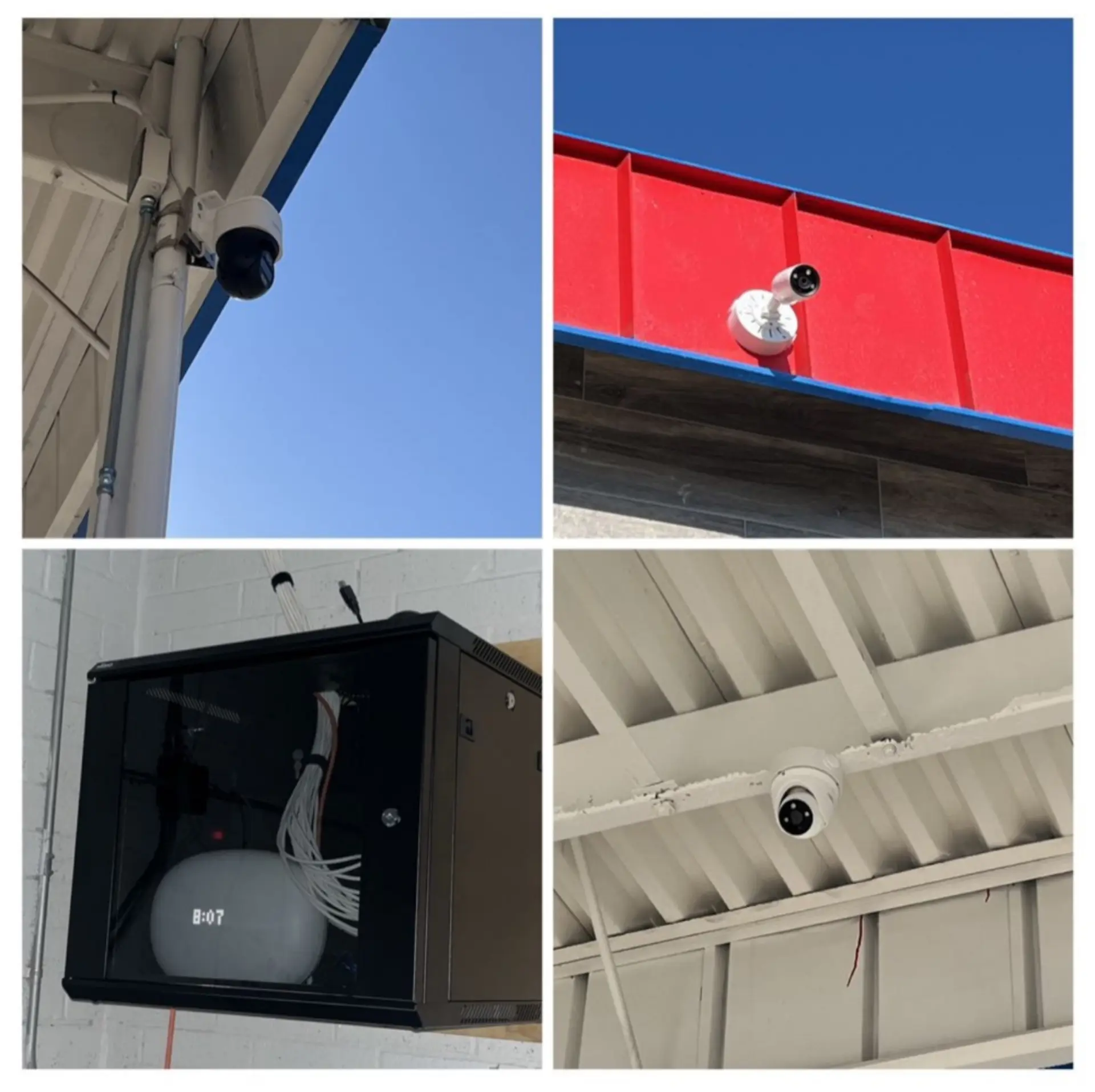 installation for 24/7 perimeter monitoring in Houston, Texas