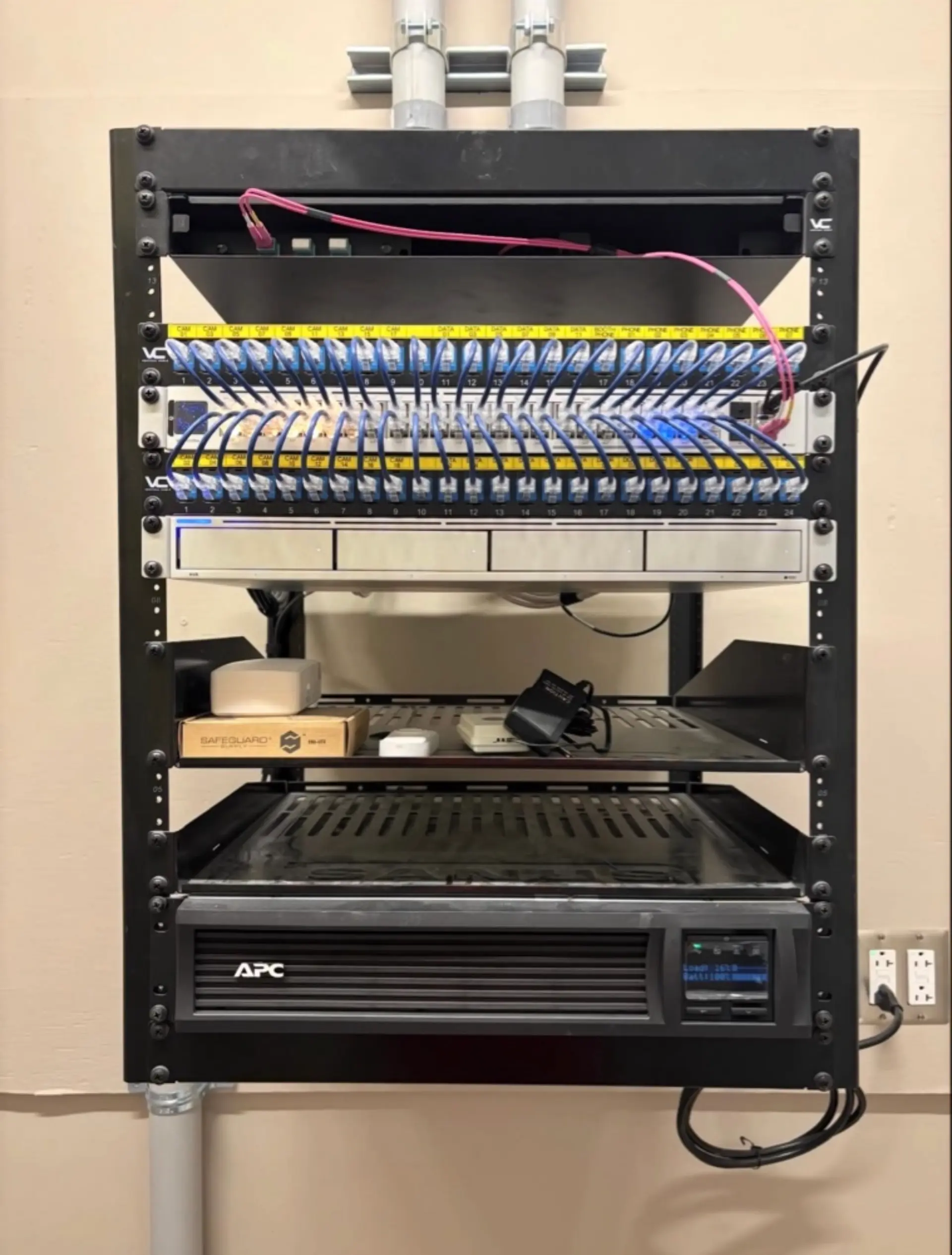 Expert network infrastructure design and installation for reliable residential high-speed networking